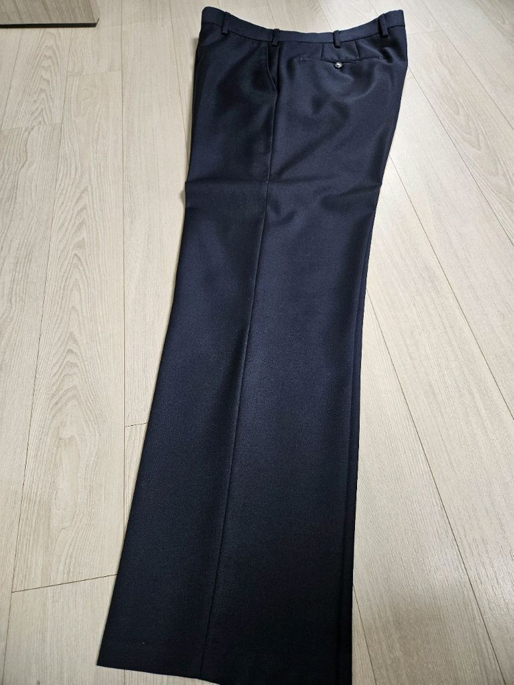 타임옴므 정장 네이비 제냐원단 50사이즈 상의100 하의33 이미지