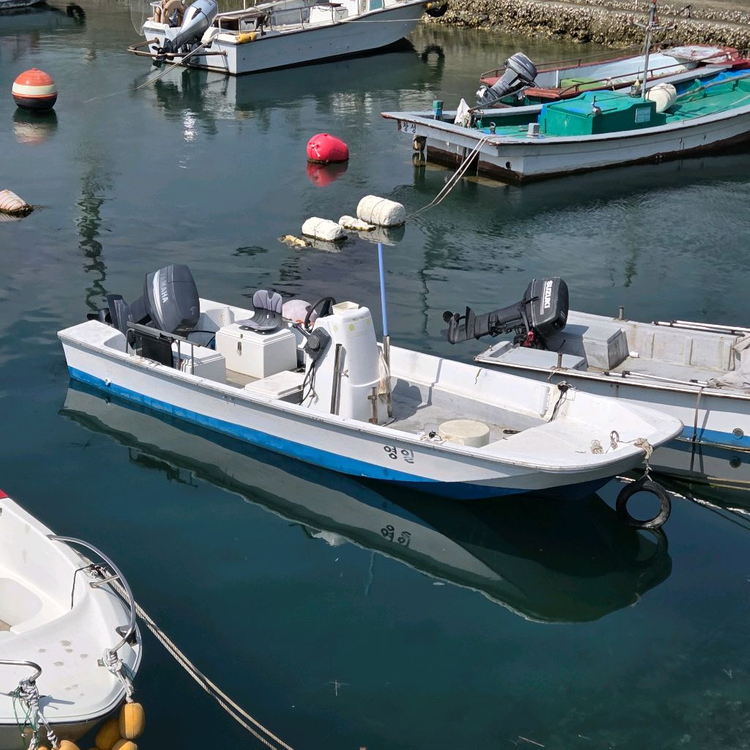 18ft frp보트+야마하70hp2사이클(풍화리선외기타입) 이미지