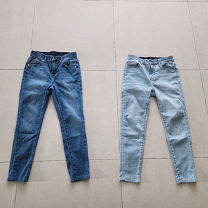 탑텐우먼 여자 봄 청바지 두개팔아요