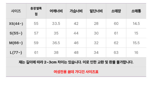 꼼데가르송 라운드넥 와펜가디건 여성용(그레이/블랙) 이미지