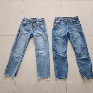 탑텐우먼 여자 봄 청바지 두개팔아요