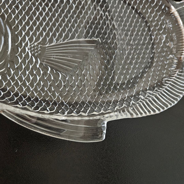 빈티지 앵커 호킹 오븐용 유리 물고기 모양 접시*일괄판매 이미지