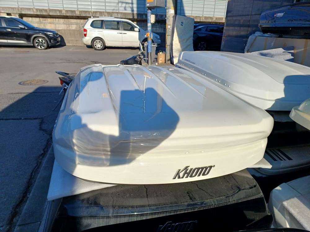 팰리세이드 코토 일체형 루프박스 화이트 중고 이미지