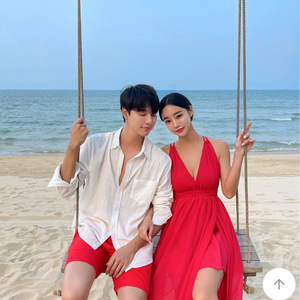 휴양지 커플룩 비치웨어
