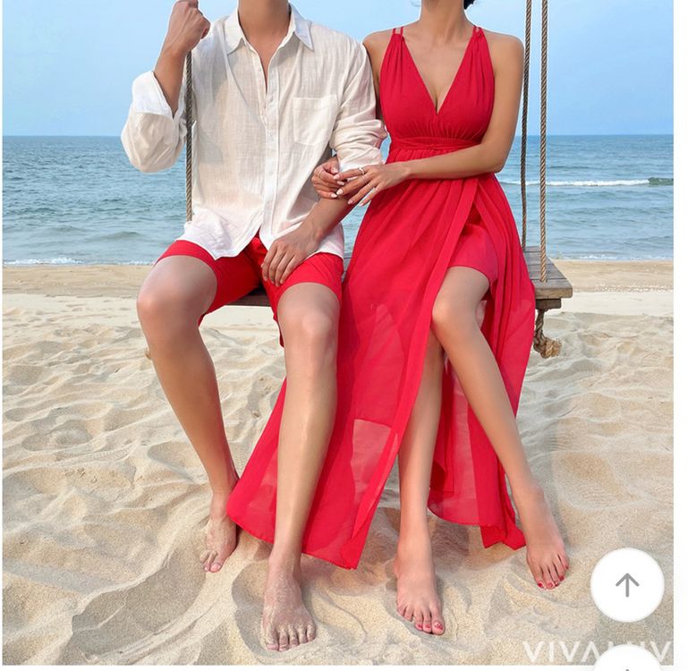 휴양지 커플룩 비치웨어--1