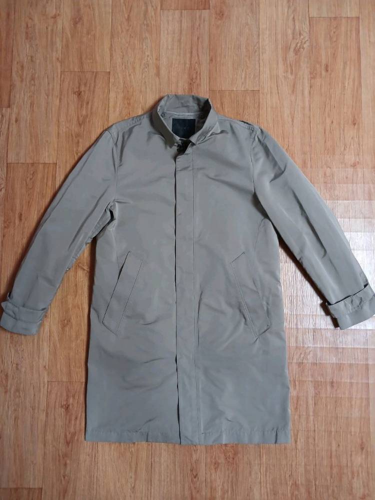 타임 옴므(한섬 정품) 남성 트렌치 코트 자켓(95~100슬림) (베이지) (상태 최상급) 이미지