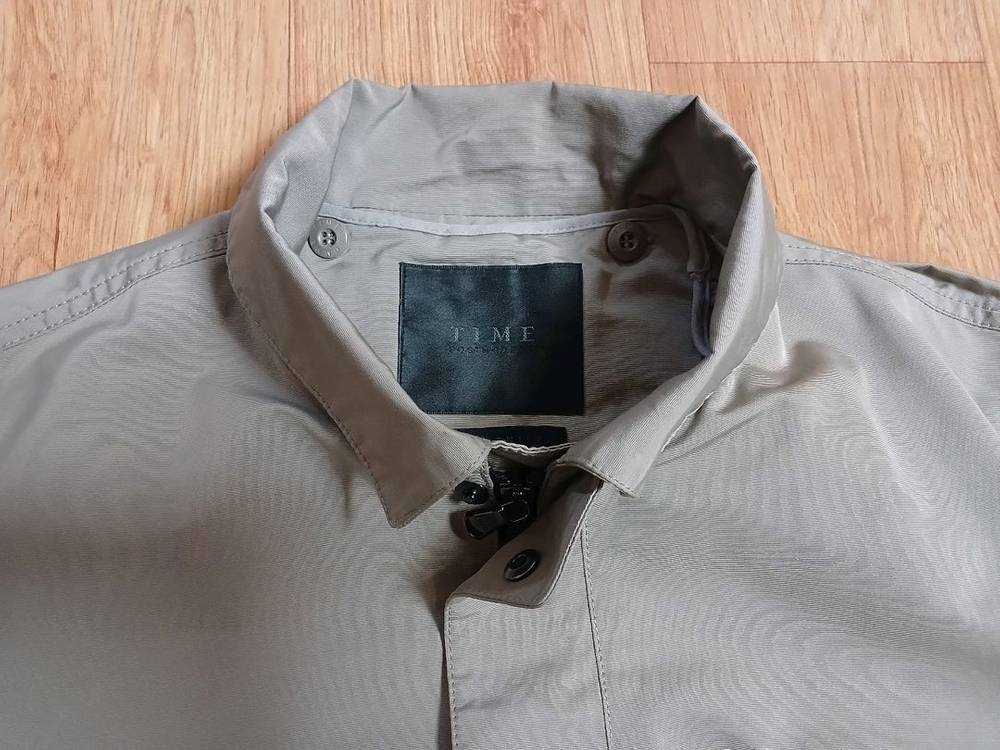 타임 옴므(한섬 정품) 남성 트렌치 코트 자켓(95~100슬림) (베이지) (상태 최상급) 이미지