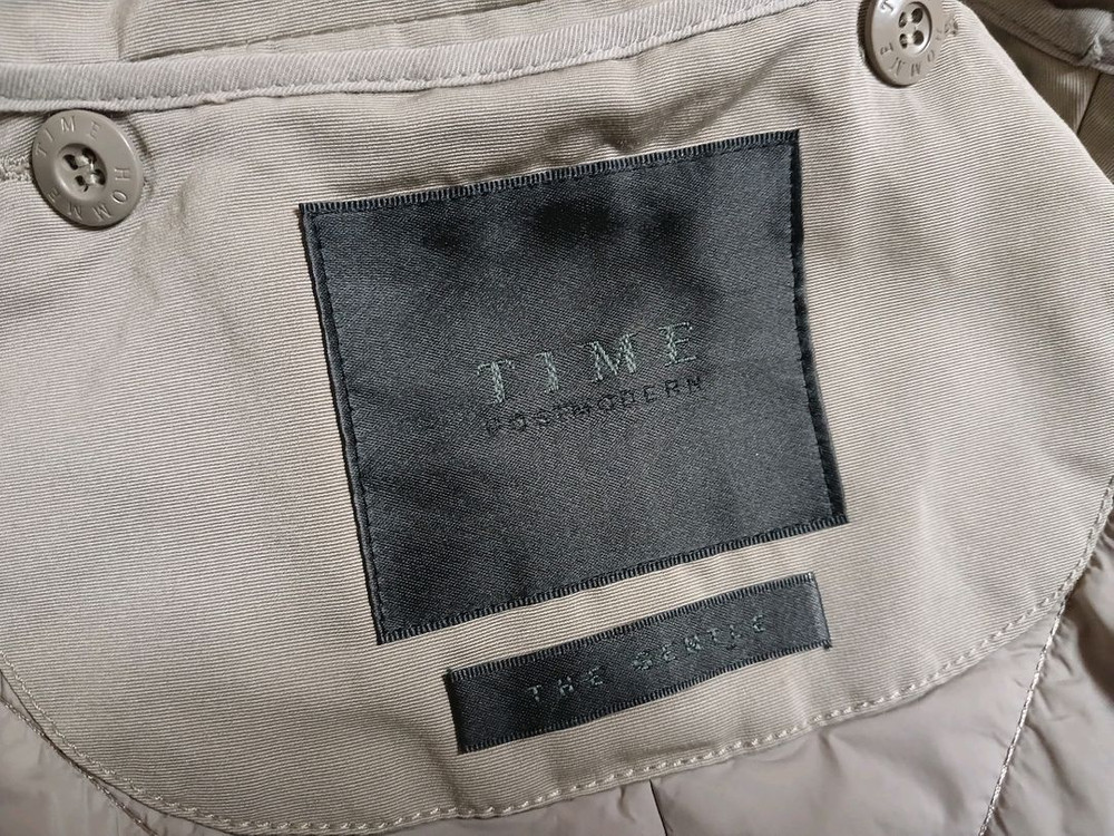 타임 옴므(한섬 정품) 남성 트렌치 코트 자켓(95~100슬림) (베이지) (상태 최상급) 이미지