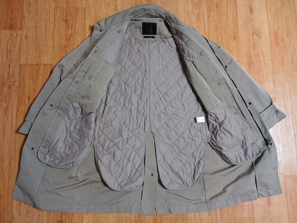 타임 옴므(한섬 정품) 남성 트렌치 코트 자켓(95~100슬림) (베이지) (상태 최상급) 이미지