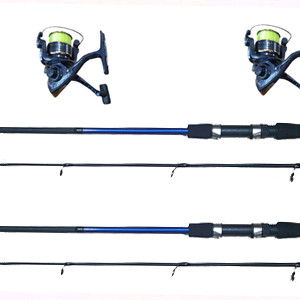 루어대2대 와 릴2개 - 민물ㆍ바다 모두사용 이미지