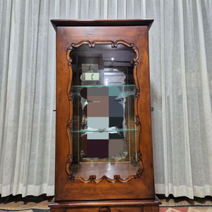 ITALY 엔틱 2D 원목 장식장/진열장 이미지