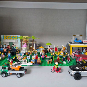 레고 BTS 방탄, 시티 피겨팩, 옥스포드 스쿠터 일괄 이미지