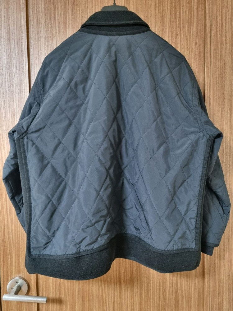 H&M 블랙 남성 퀼팅 오버핏 패딩 자켓 M사이즈 국내 105사이즈 판매합니다~! 이미지