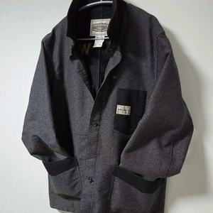 일본 페로우즈 커버올 자켓 / 블랙 데님 워크 자켓 Pherrows 이미지