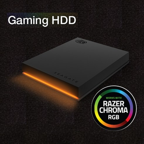 씨게이트 파이어쿠다 휴대용 외장하드 / 1TB / 본품 + 케이블 이미지