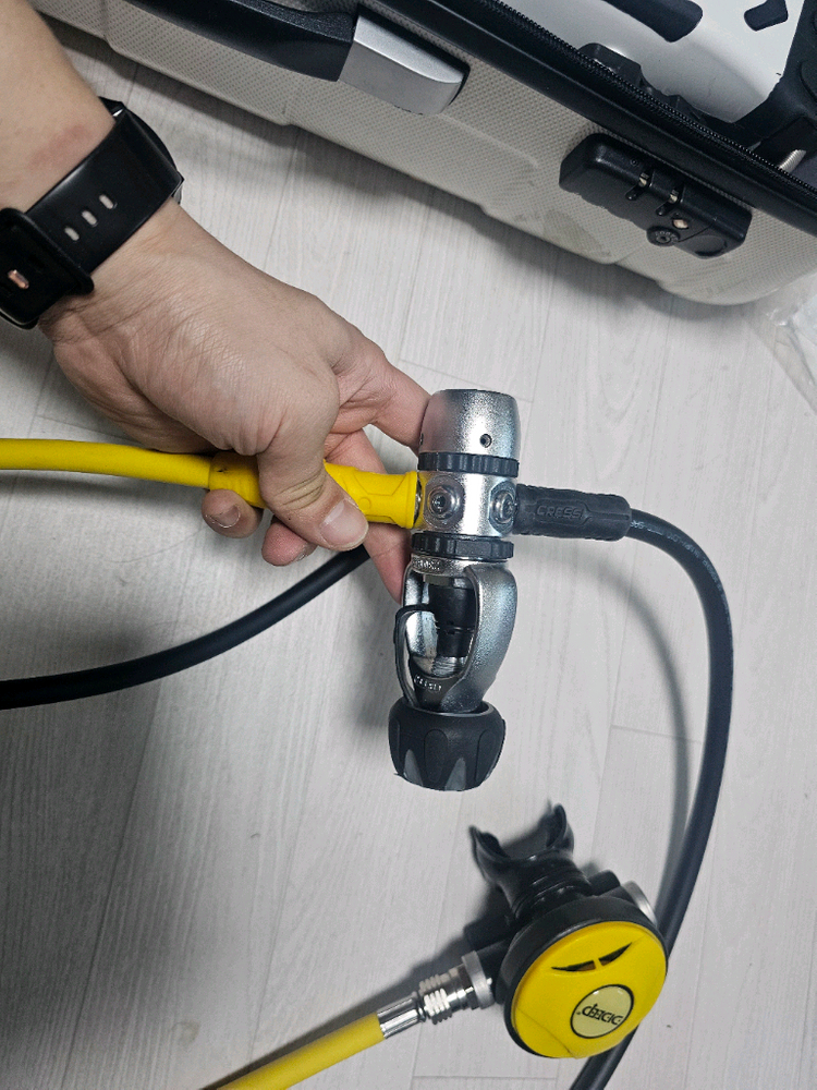 스쿠버 호흡기 세트 (크레시 Compact XS / AC2 1단계)--5