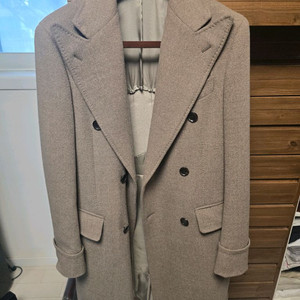 링자켓 로로피아나 원단 다크베이지 폴로 코트 48(50) 이미지