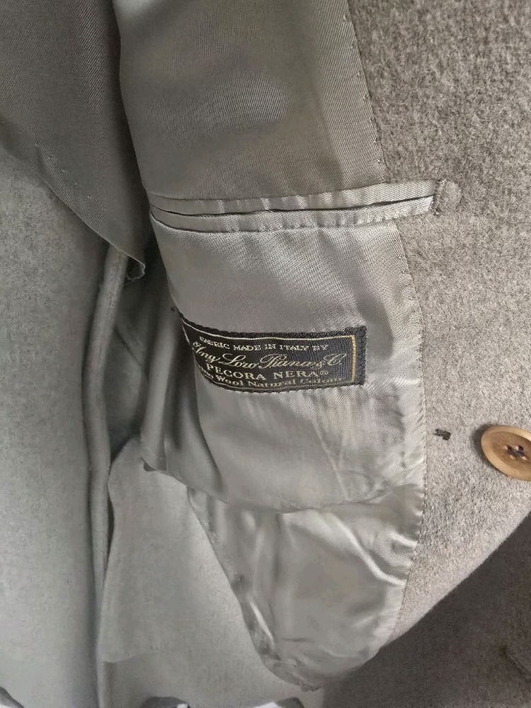 링자켓 로로피아나 원단 다크베이지 폴로 코트 48(50) 이미지