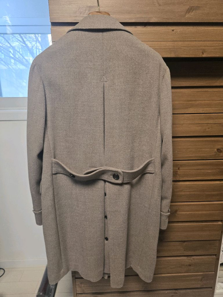 링자켓 로로피아나 원단 다크베이지 폴로 코트 48(50) 이미지