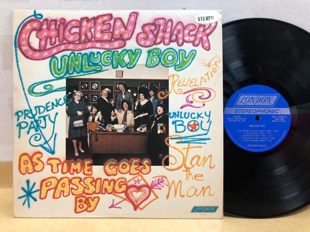 LP : chicken shack - unlucky boy 치켄 쉑 블루스 락 엘피 음반--0