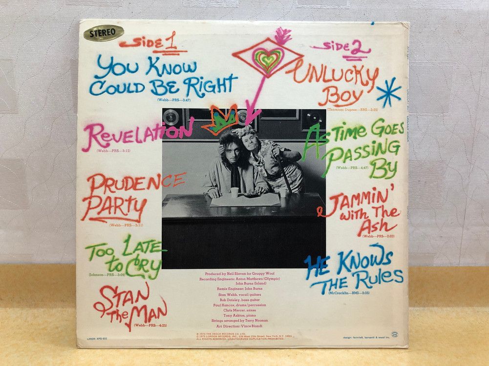 LP : chicken shack - unlucky boy 치켄 쉑 블루스 락 엘피 음반--1