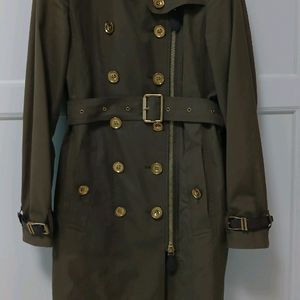 버버리 더블 트렌치코트 카키(상태최상)