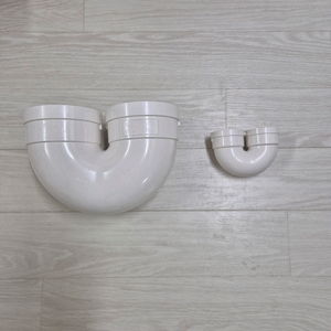 PVC관 U형 워터트랩 배관 연결부