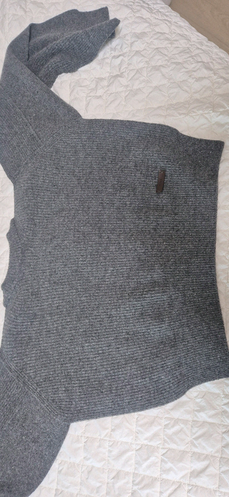 타임 어부바니트 숄 모100% 그레이(새상품)--5