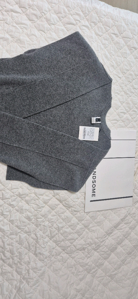 타임 어부바니트 숄 모100% 그레이(새상품)--8