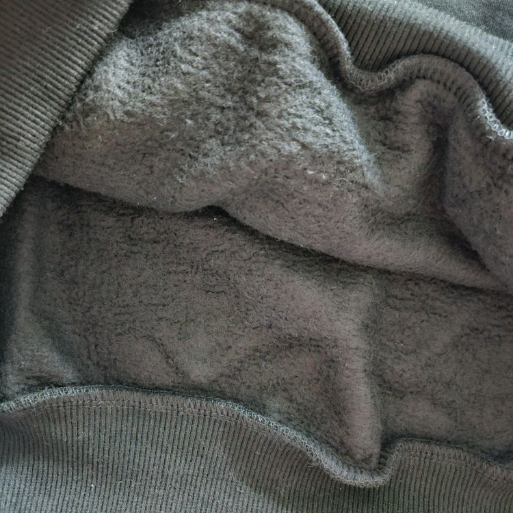 알로 alo 기모 후드 맨투맨 블랙--4