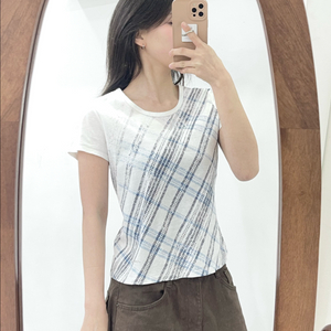 버버리 라운드 반팔