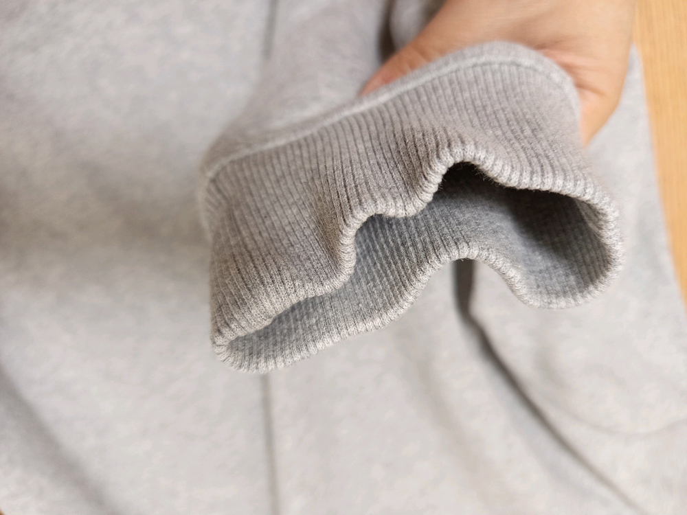 Grooverhyme그루브라임 맨투맨 회색 XL 105 기모--2