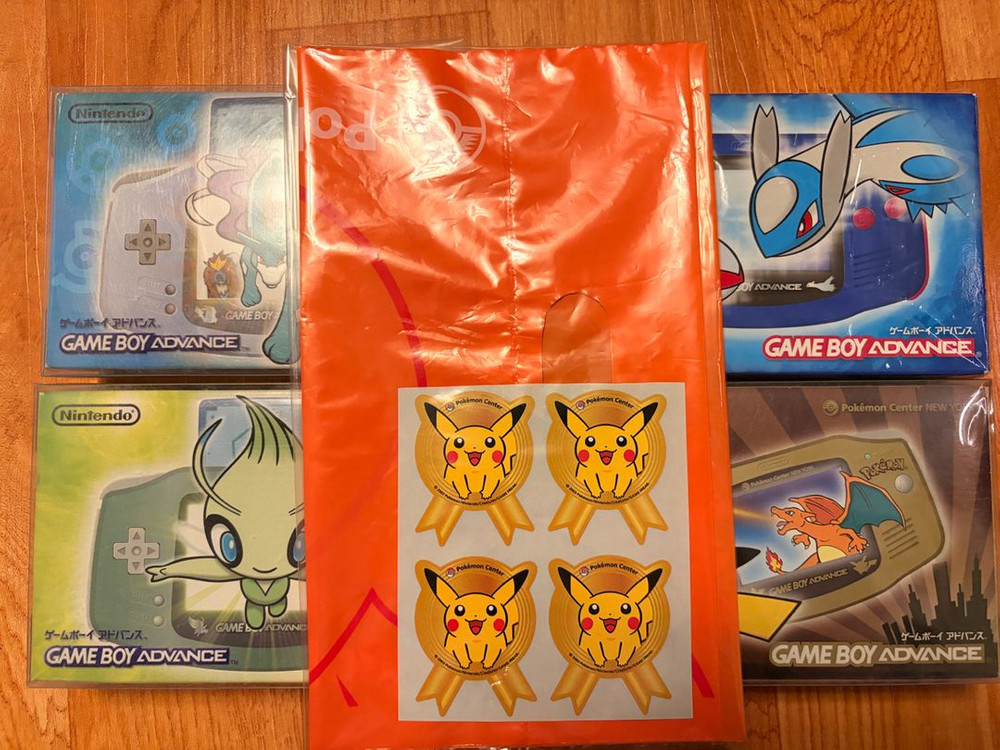 닌텐도 정품 포켓몬 센터 도쿄점 게임보이 어드밴스 gba 라티오스 라티아스 새상품 이미지