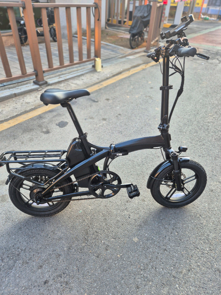 퀄리 엑스트론 프로 미니 전기자전거 무기스 신품급 판매--0