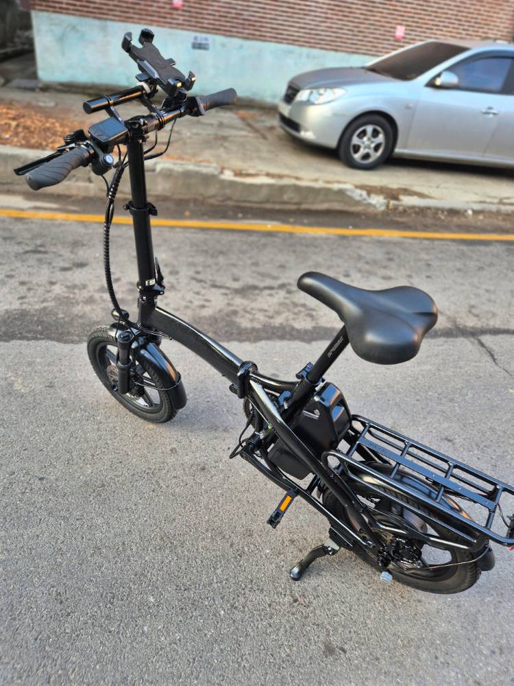 퀄리 엑스트론 프로 미니 전기자전거 무기스 신품급 판매--2