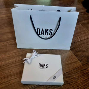 닥스 DAKS 블랙 DD로고 소가죽 남성 반지갑 (새제품) 이미지