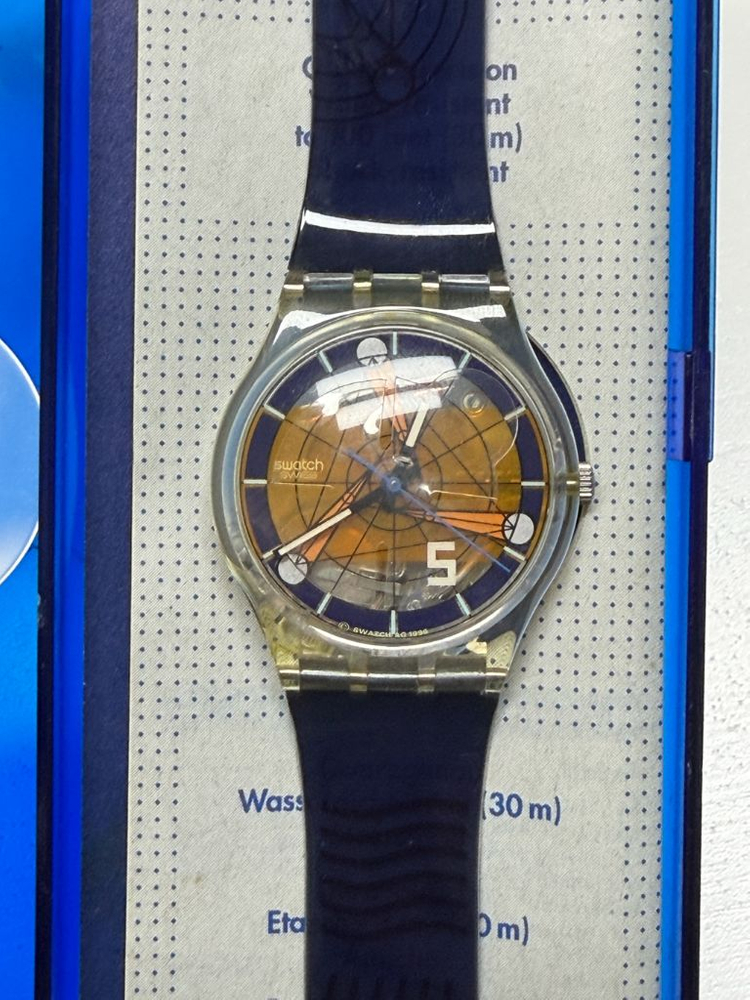 빈티지 스와치 시계 이미지