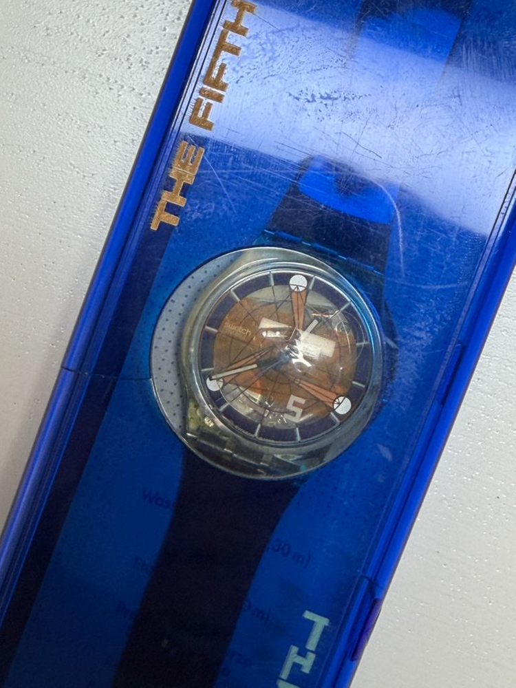 빈티지 스와치 시계 이미지