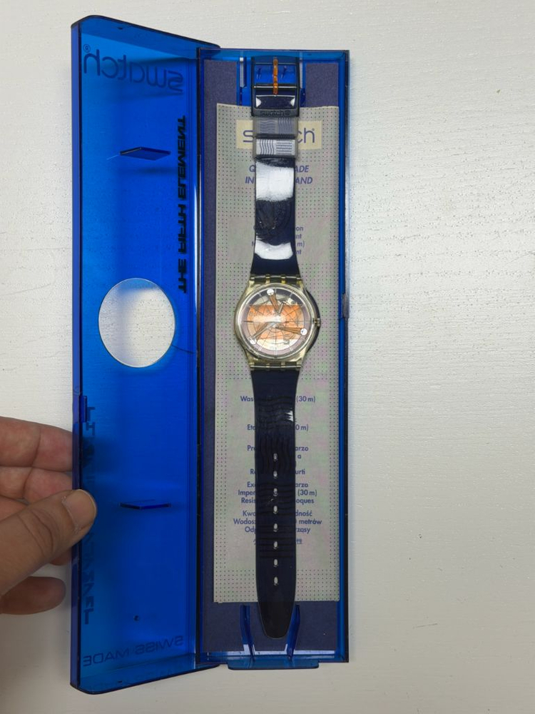 빈티지 스와치 시계 이미지