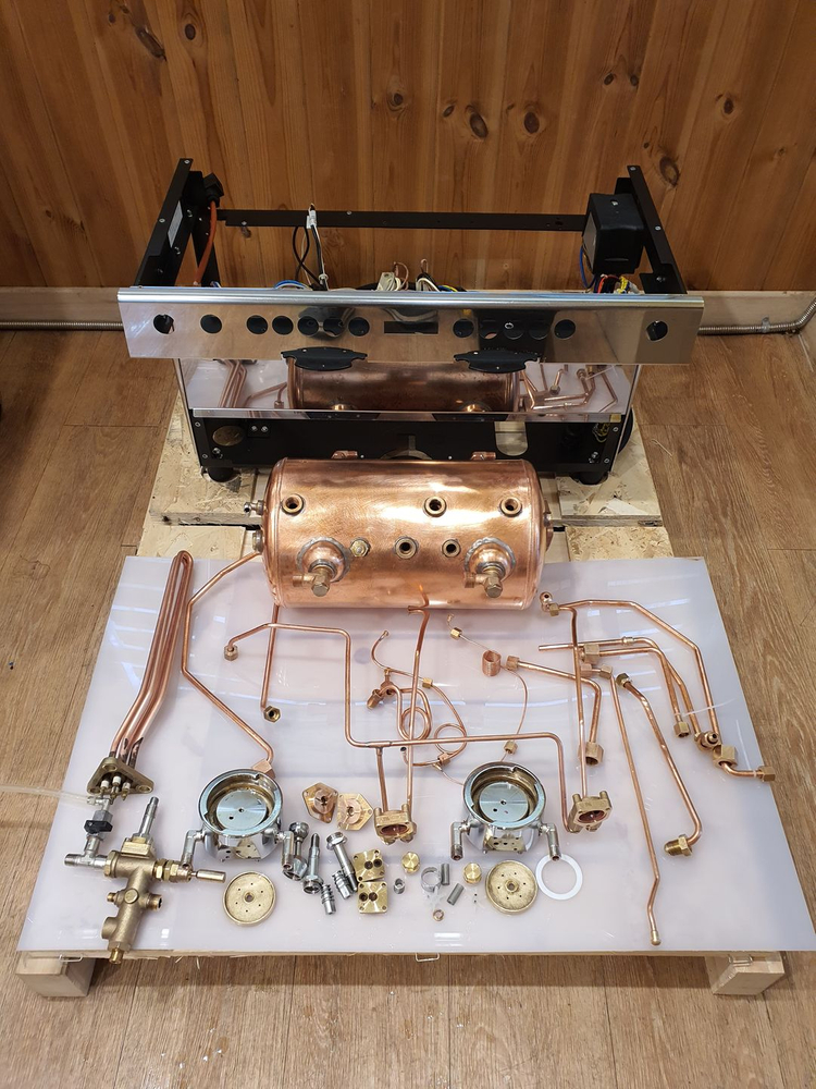 완벽 오버홀 사진참조,CO-03 NEO,(CIME-NEO) 씨메 네오 커피머신 세트,핫워터 디스펜서,전자동 그라인 이미지