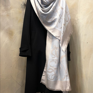 로에베 실크 캐시미어 숄, 머플러 75cmX205