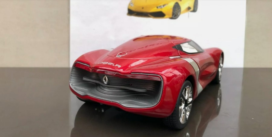 Kengfai 모델 르노 moter Show 컨셉카 다이캐스트 모형 1대18,1:18 이미지