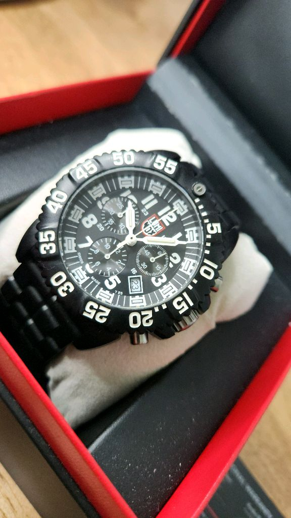 # 루미녹스 스위스메이드 크로노 콜마크 3080--2