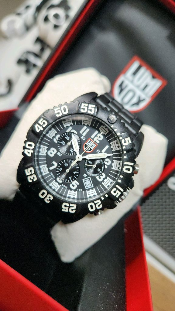 # 루미녹스 스위스메이드 크로노 콜마크 3080--3