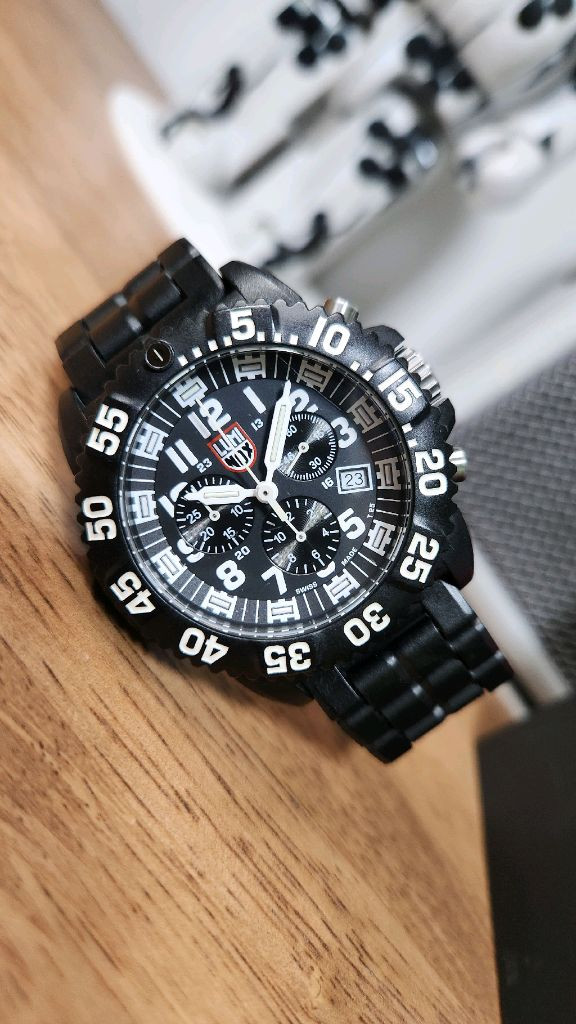 # 루미녹스 스위스메이드 크로노 콜마크 3080--4