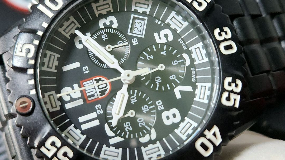 # 루미녹스 스위스메이드 크로노 콜마크 3080--9