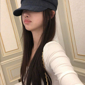 더위시 블랑쉬 데님 마도로스 캡 이미지