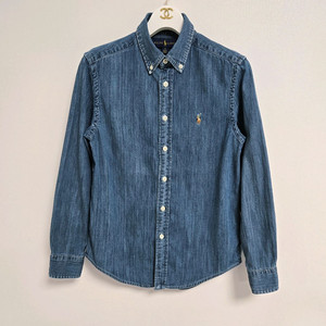 폴로 키즈 보이즈 데님 셔츠 M(여성44~마른55) 이미지