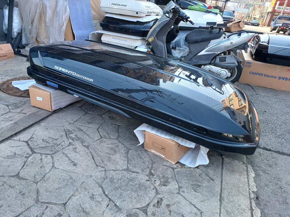 올뉴쏘렌토 코토 일체형 루프박스 시즌2(블랙유광) 파썬0--3