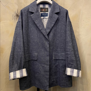 닥스 린넨 면 자켓 66